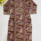 Attractive Multicolor With Embroidery And Mirror Work Silk Cotton Kurti For Girls