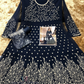 Navy Blue Color Heavy Georgette With Embroidery Work Anarkali Suit Near Me