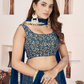 Georgette Lehenga Choli With Sequins And Embroidery Work In Chandler