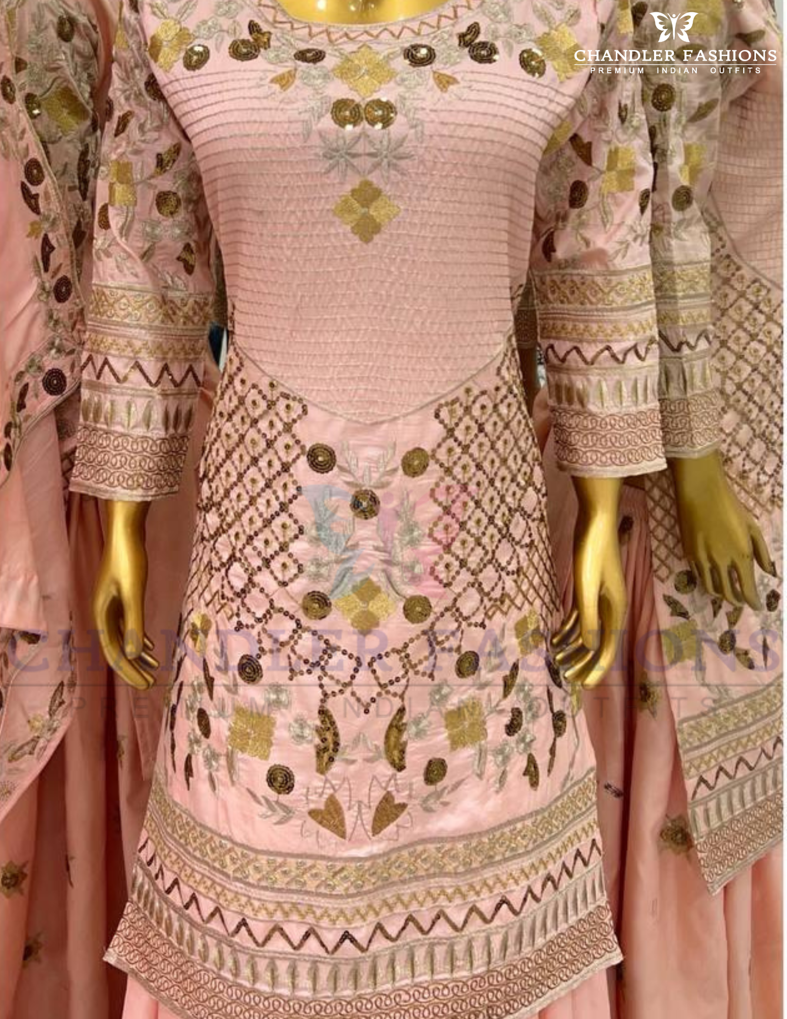 Designer Party Wear Palazzo Suits In Chandler
