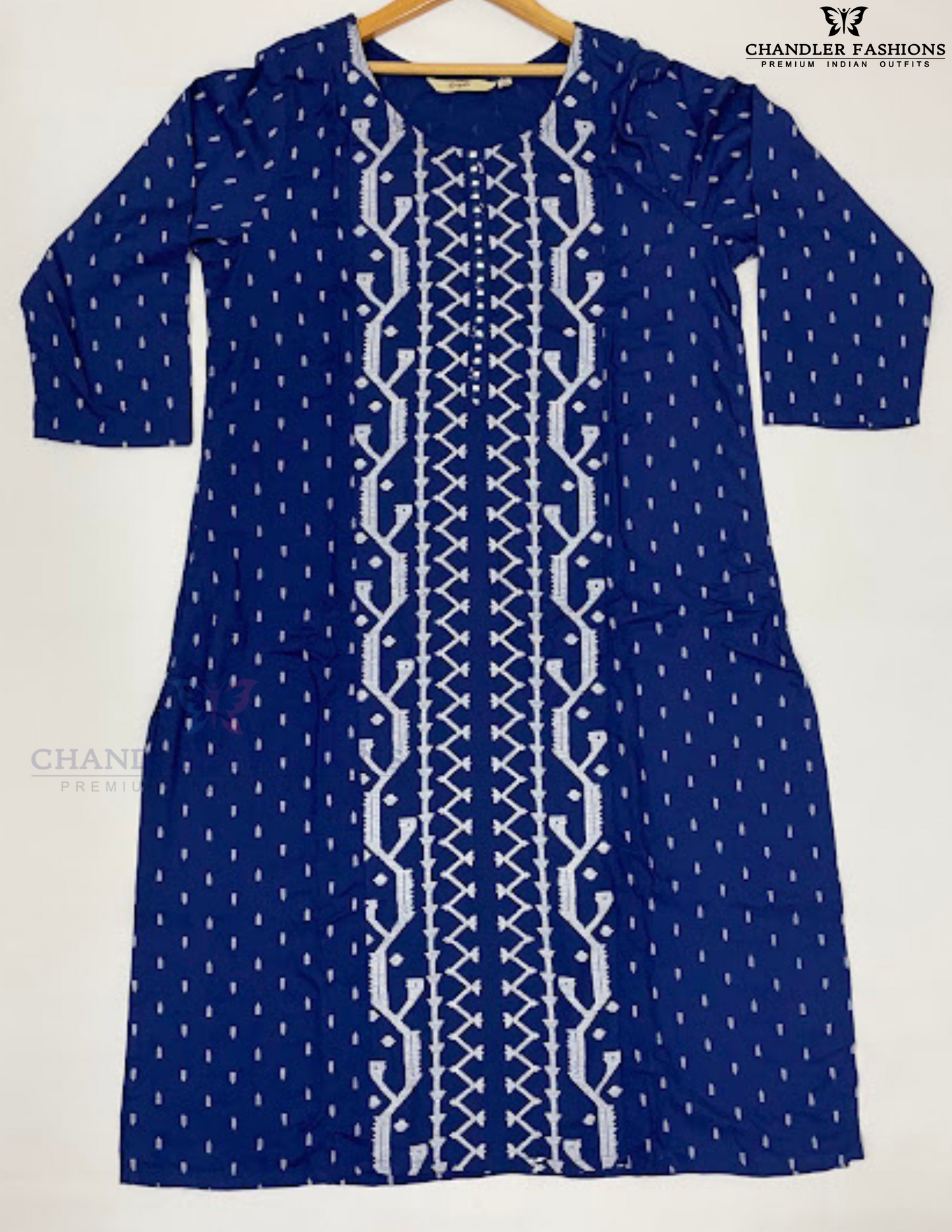 Beautiful Printed Work Kurti With Pocket In USA