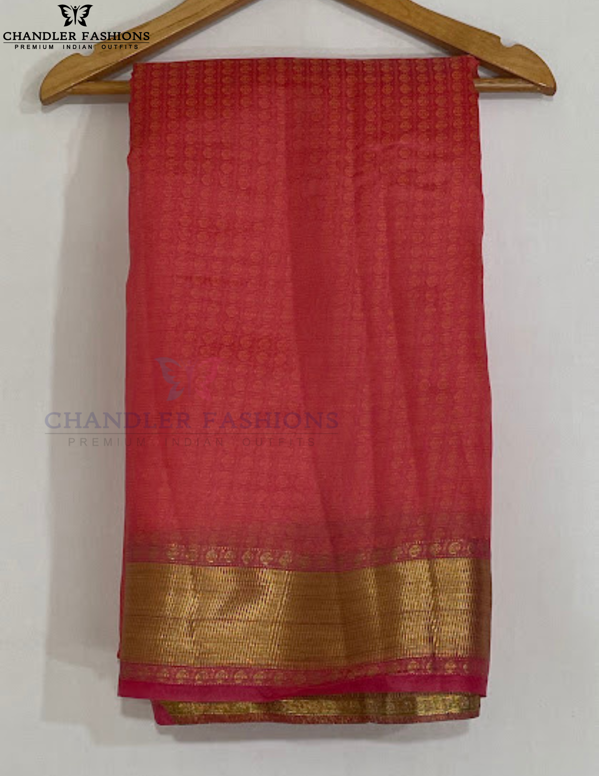 Pink Color Silk Cotton Saree In USA