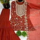 Attractive Light Brown Color Sharara Suits in Tempe