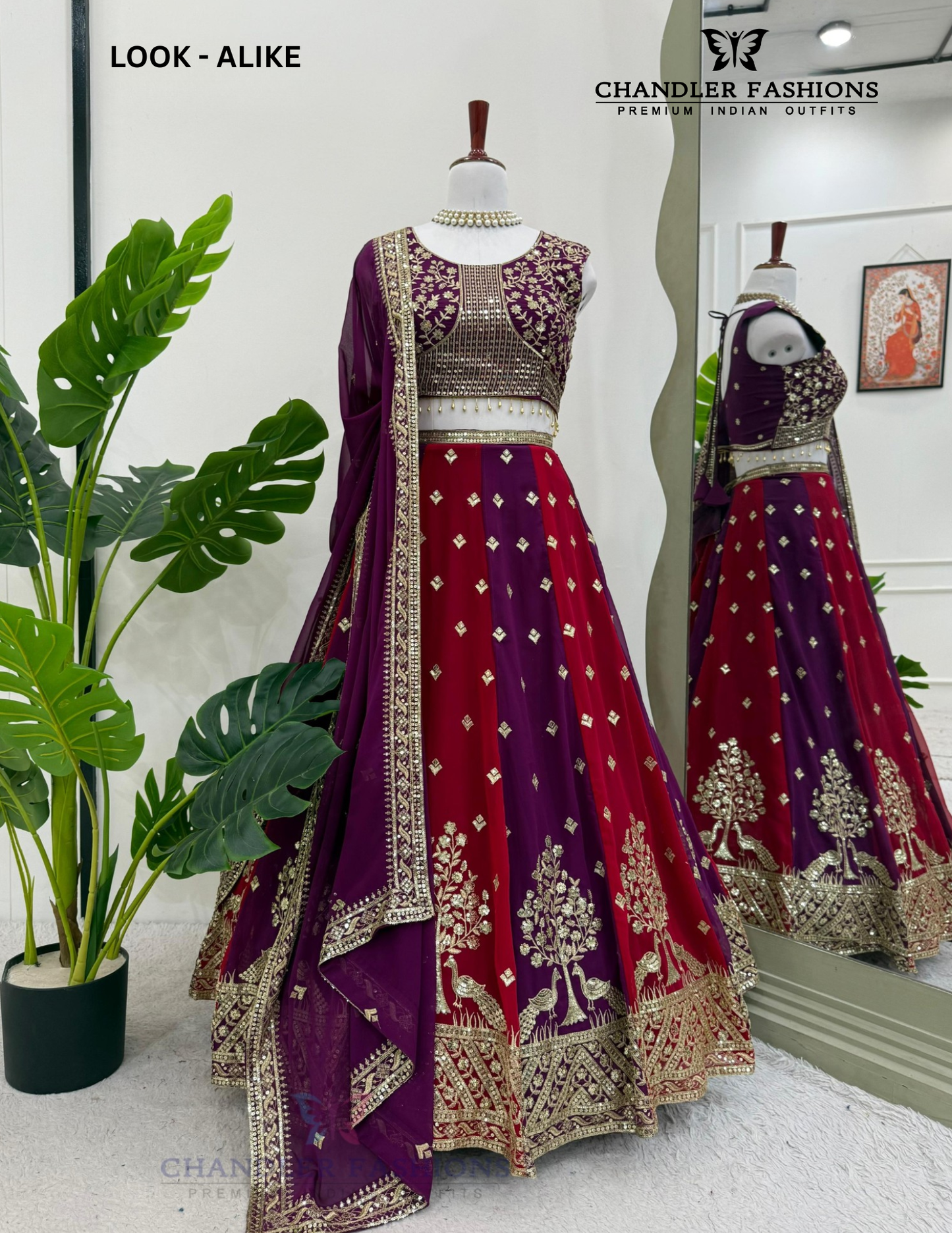 Charming Purple Color With Thread And Sequins Work Lehenga Choli Near Me