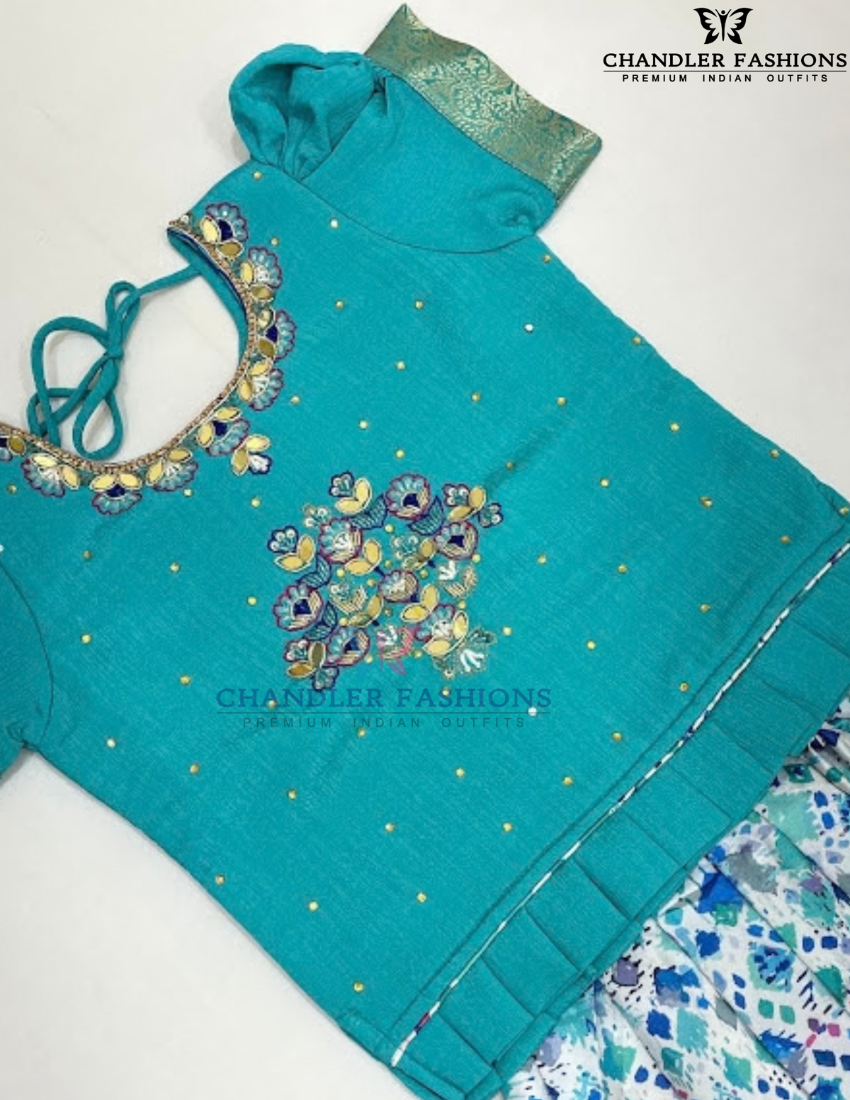  Blue Color Soft Silk Choli Sets In Tempe
