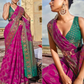 Purple Color Handloom Silk Traditional Saree In Suncity