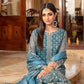  Blue Color Georgette Salwar Suits in Chandler