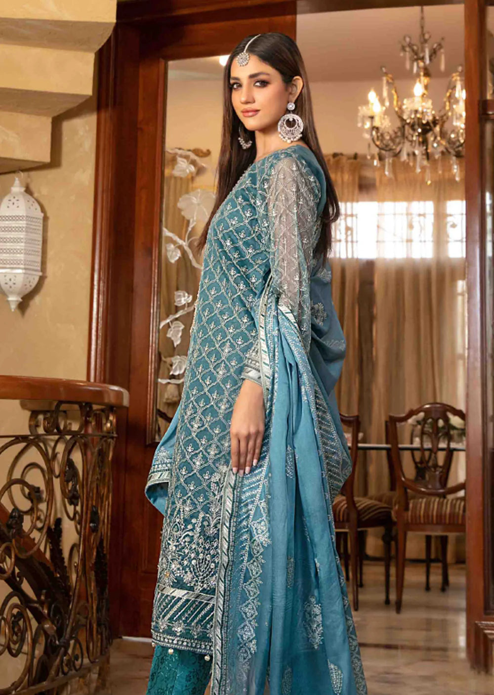 Georgette Salwar Suits With Heavy Embroidered Work Near me