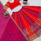 Orange Color Lehenga With Thread And Sequins Work In Mesa 
