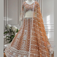 Wonderful Orange Color Lehenga Choli In Chanler