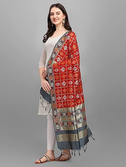 Colored Jacquard Banarasi Dupatta For Women In Chandler