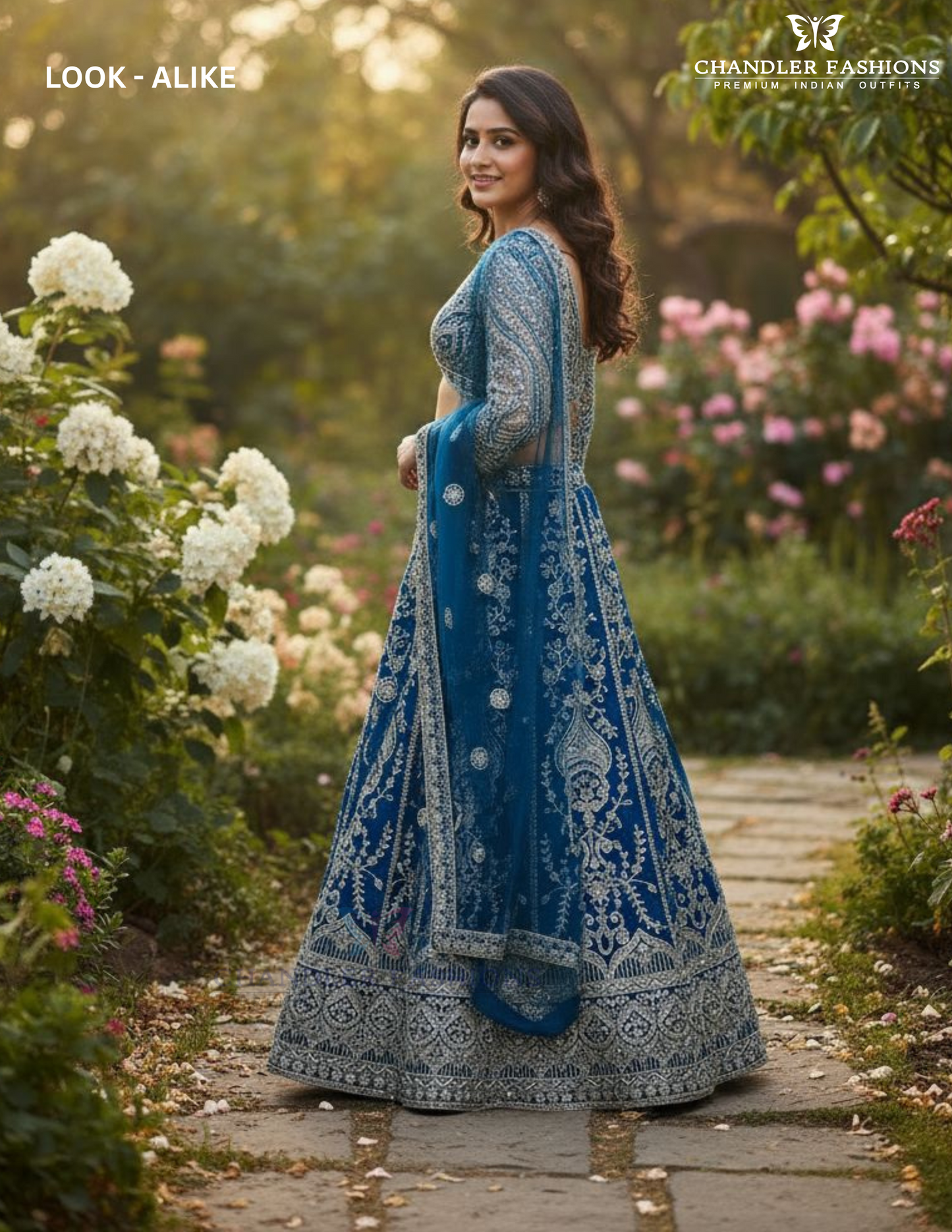 Attractive Blue Color Sequins With Embroidery Work Lehenga Choli For Women Near Me