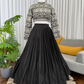 Alluring Black Color Tabby Organza Thread And Sequins Work Lehenga Choli