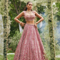 Wonderful Red Color Heavy Faux Georgette Sequins Work Lehenga Choli For Women Near Me