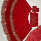 Attractive Red Color Georgette Sequins Work Lehenga In Suncity