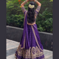Amazing Purple Color Embroidery And Sequins Work Lehenga Choli In Chandler