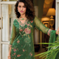 Alluring Green Color Organza Kurti With Embroidery work