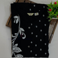 Black Color Cotton Printed Kurti Near Me