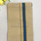 Blue Color Cotton Shirt With Tissue Zari Work Dhoti Set In Yuma