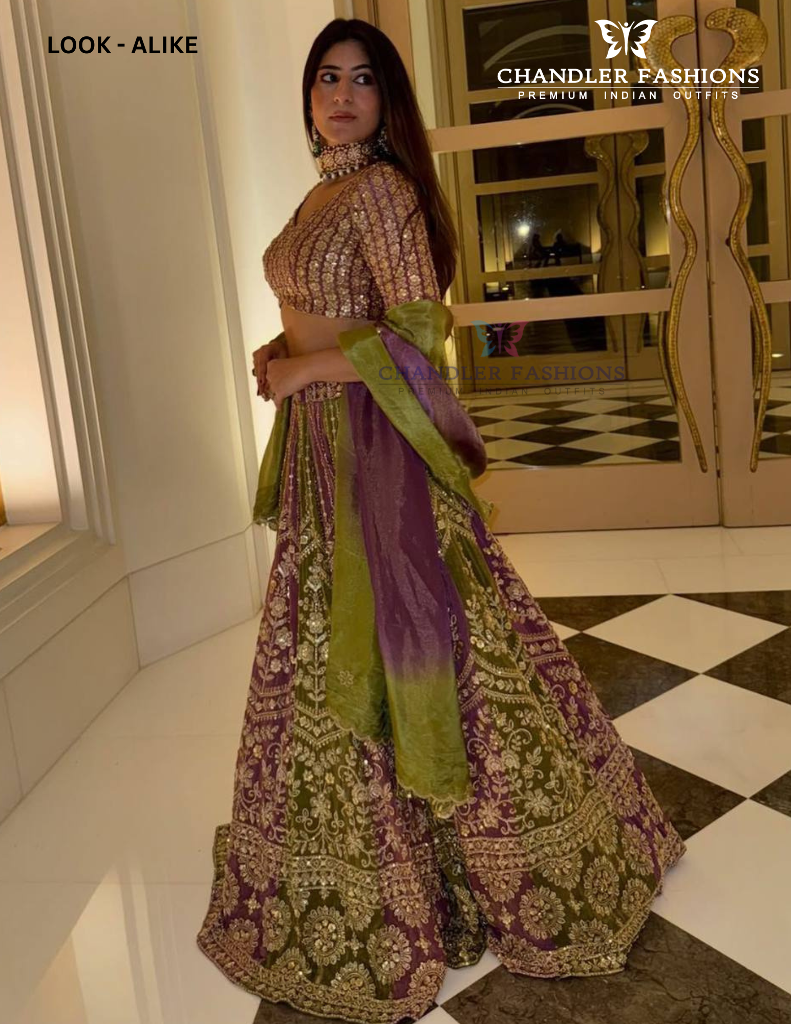 Multicolor Embroidery And Sequins Work Lehenga Choli Near Me