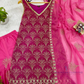 Alluring Pink Color Rangoli Silk Palazzo Suits With Embroidery Work For Apache Junction