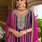 Charming Blue Colored Diamond Fancy Embroidery Work In Near Me