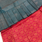 Green And Pink Color Stone Work With Silk Langa set In Surprise
