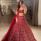 Amazing Red Color Lehenga Choli In Sedona