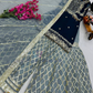 Blue Color Georgette With Embroidered Sequins Work Sharara Suits In Chandler
