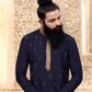 Navy Blue Kurta With Pajama Set For Men Near Me