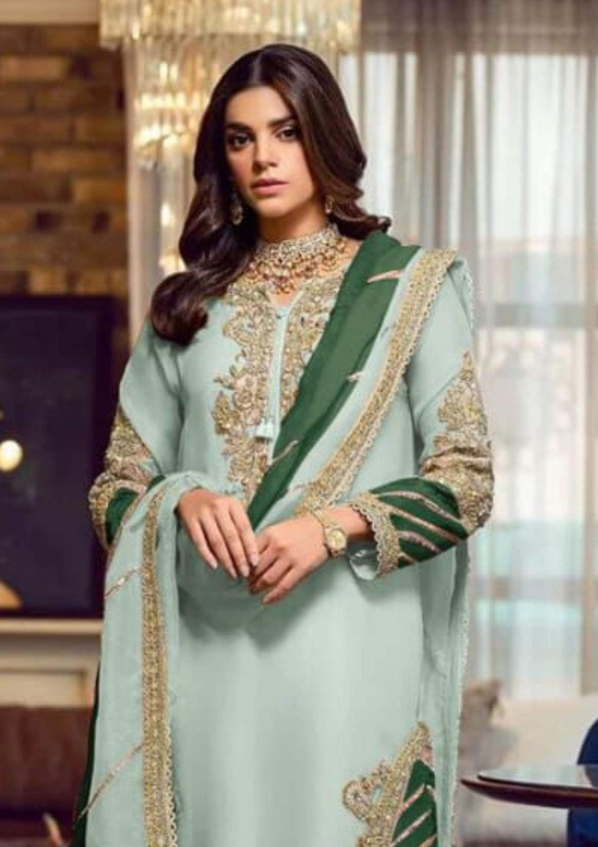  Faux Georgette Designer Salwar Suits With Dupatta Near Me