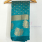 Charming Sky Blue Color Silk Saree With Zari Work For Women In USA