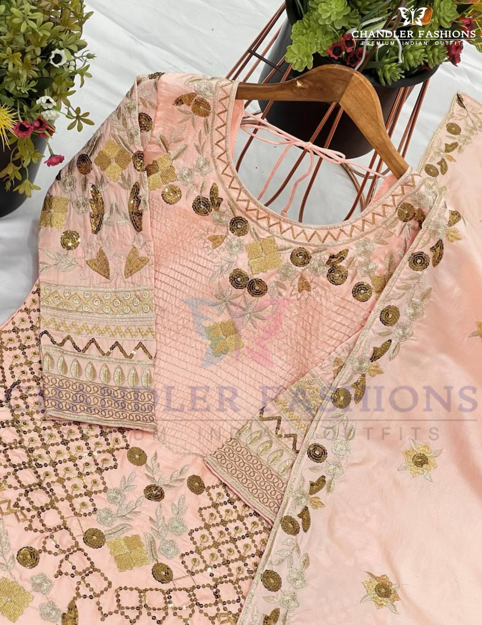 Jalpari Cotton Party Wear Palazzo Suits In Suncity