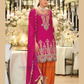 Pink Color Chinon With Embroidery Work Palazzo Suits And Dupatta Near Me