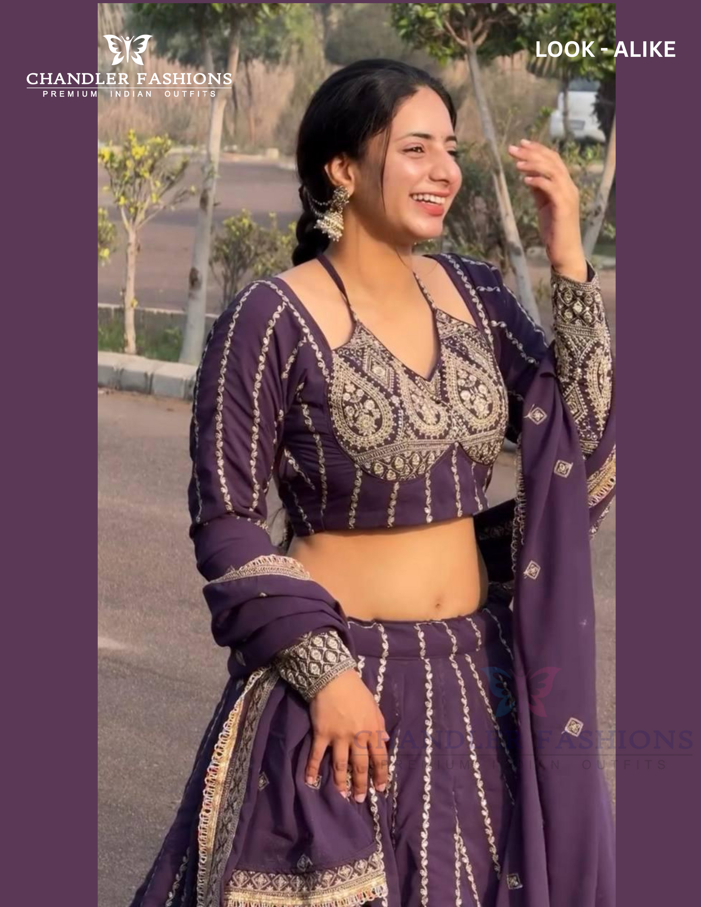 Beautiful Purple Color Embroidery And Sequins Work Lehenga Choli With Dupatta For Women In USA