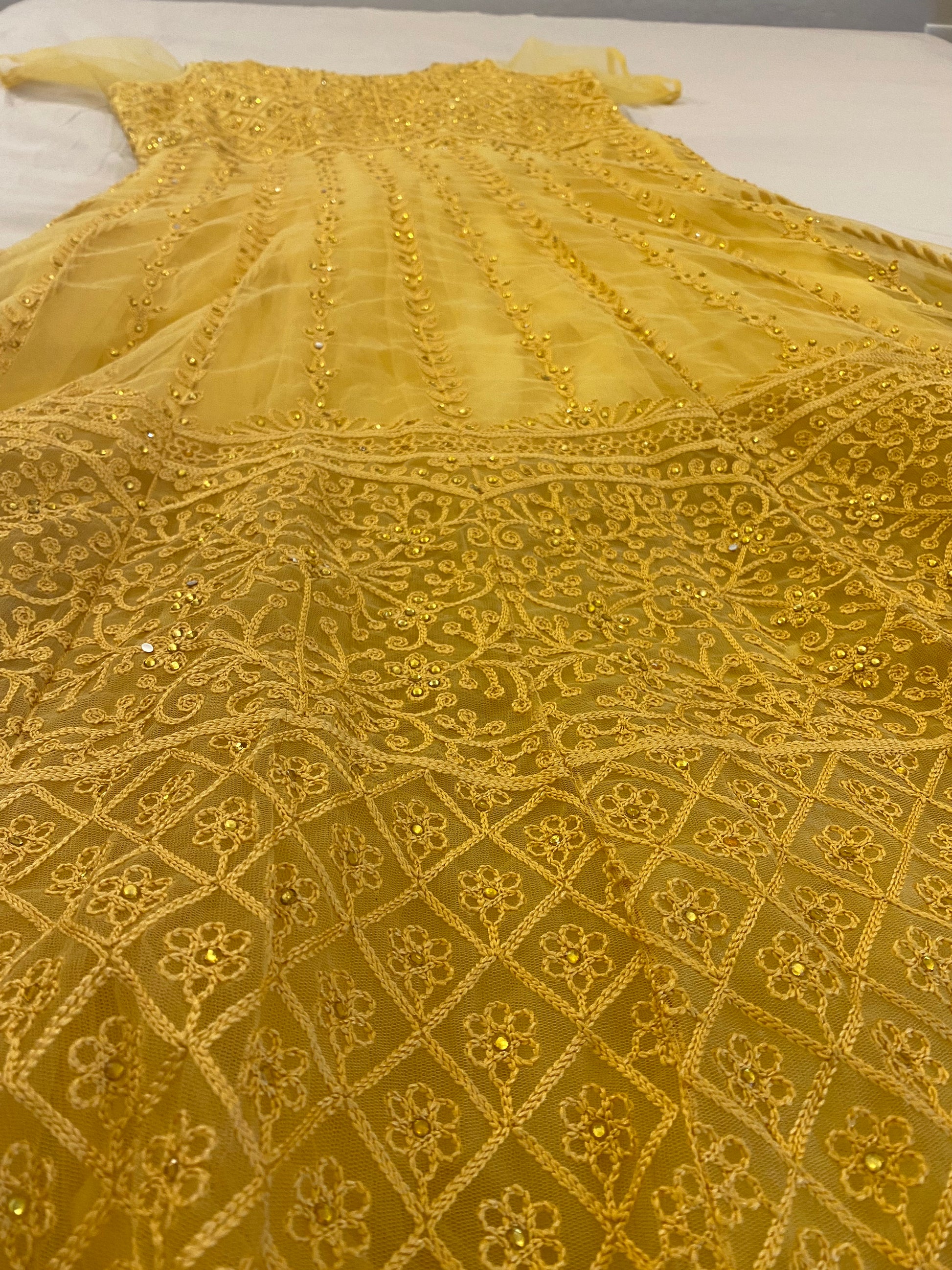 Beautiful Golden Yellow Anarkali Suits Near Me