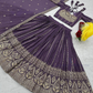 Beautiful Purple Color Embroidery And Sequins Work Lehenga Choli For Women In Chandler
