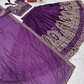 Amazing Purple Color Embroidery And Sequins Work Lehenga Choli In Tempe