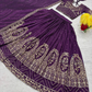 Amazing Purple Color Embroidery And Sequins Work Lehenga Choli In Suncity
