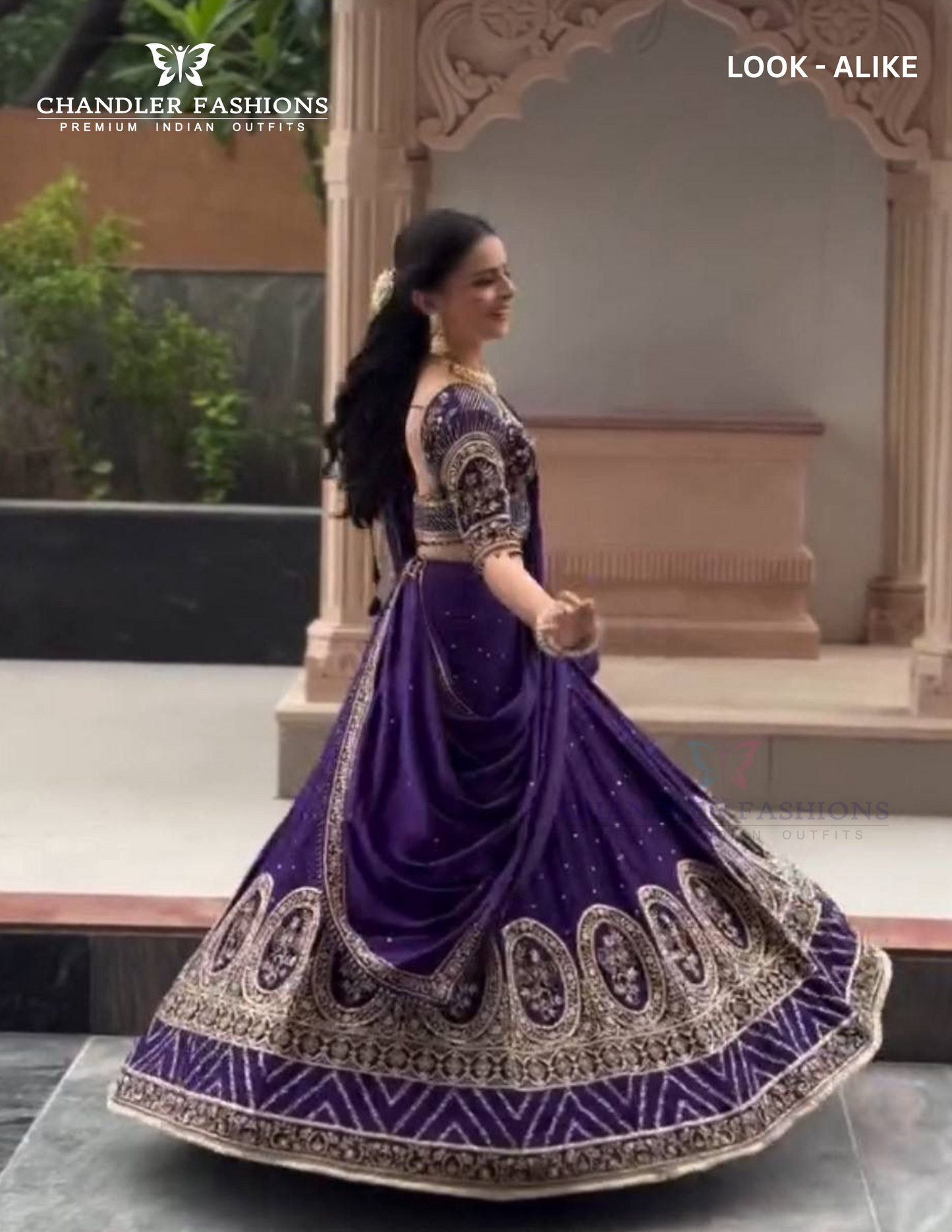 Amazing Purple Color Embroidery And Sequins Work Lehenga Choli In Yuma