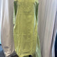 Charming Lime Green Color Cotton With Chikankari Work Palazzo Suits For Women