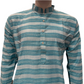 Delightful Sky Blue Color Cotton Kurta With Pajama For Men