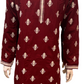 Charming Red Color Embroidery Work Men kurta Suits For Men