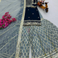 Blue Color Georgette With Embroidered Work Sharara Suits In Surprise
