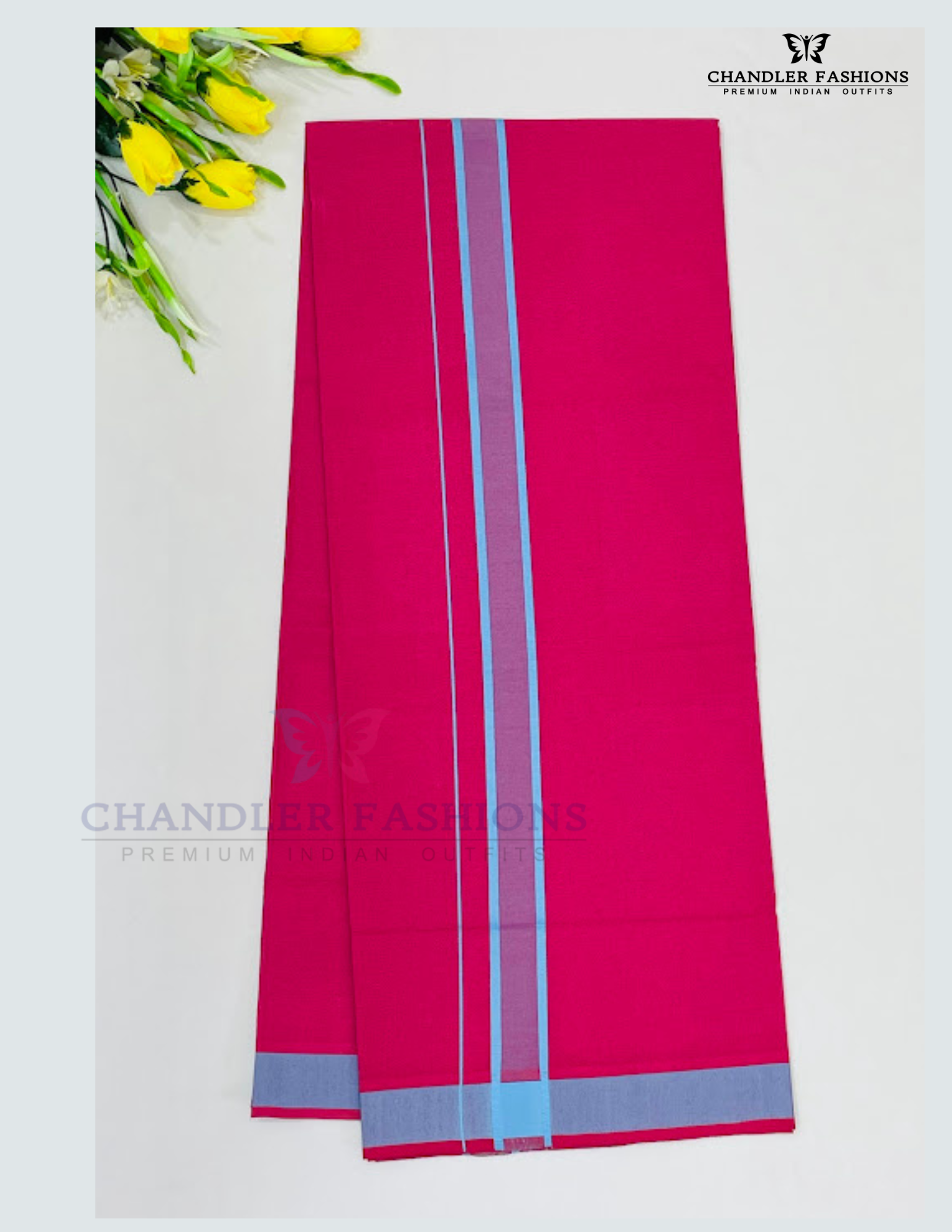Pink Color Cotton Dhoti For Men Near Me