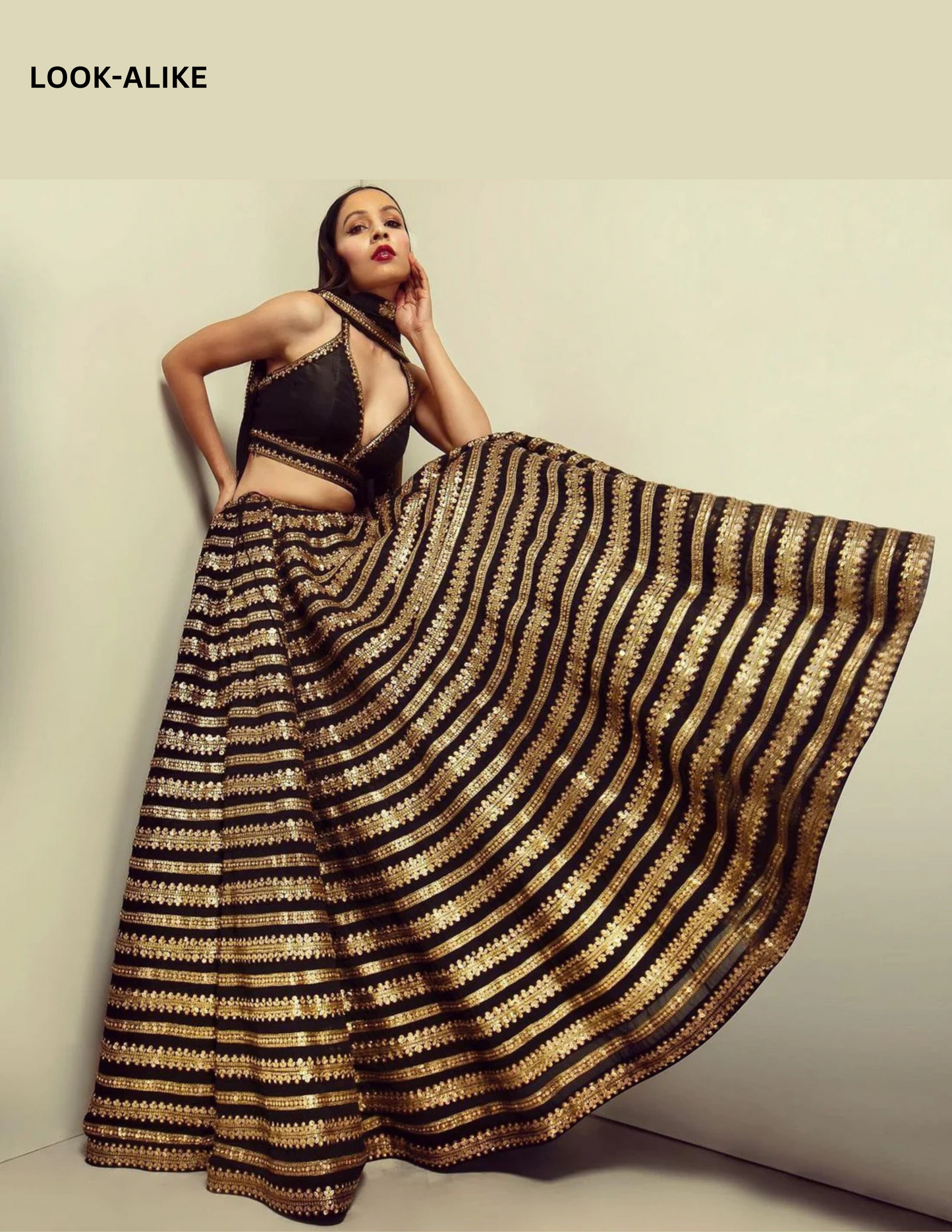 Attractive Black Colored Sequins With Zari Work Lehenga Choli Near Me