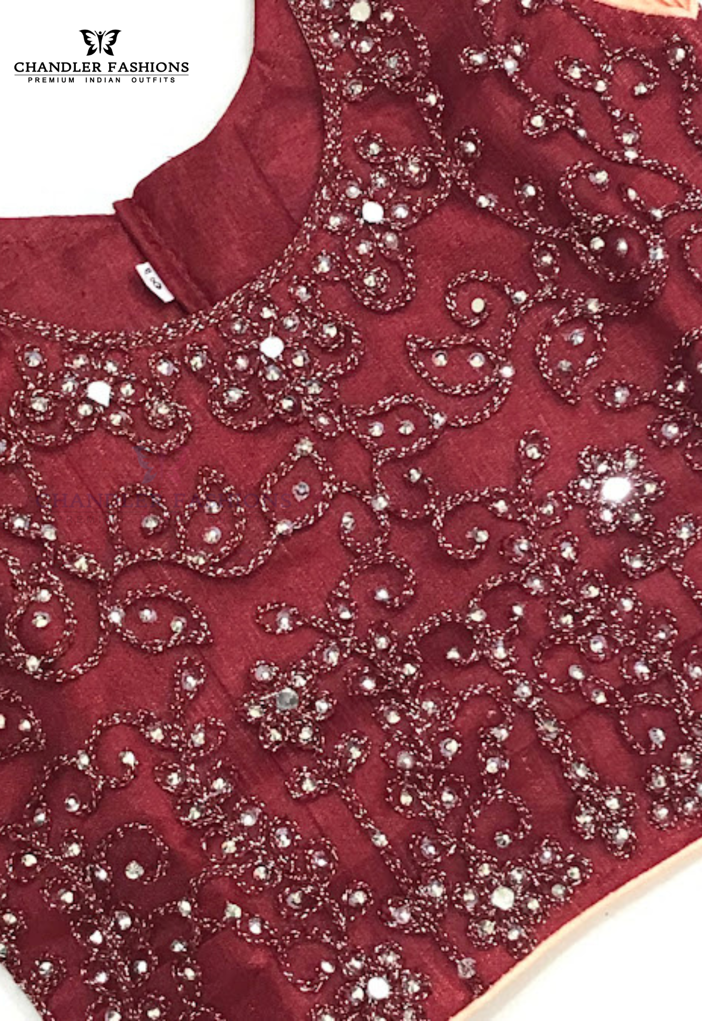 Attractive Maroon Color Girls Choli Sets