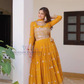 Yellow Color Georgette Lehenga Choli In Surprise