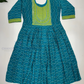 Fascinating Blue Color Embroidery With Sequins Work Rayon Kurti For Women