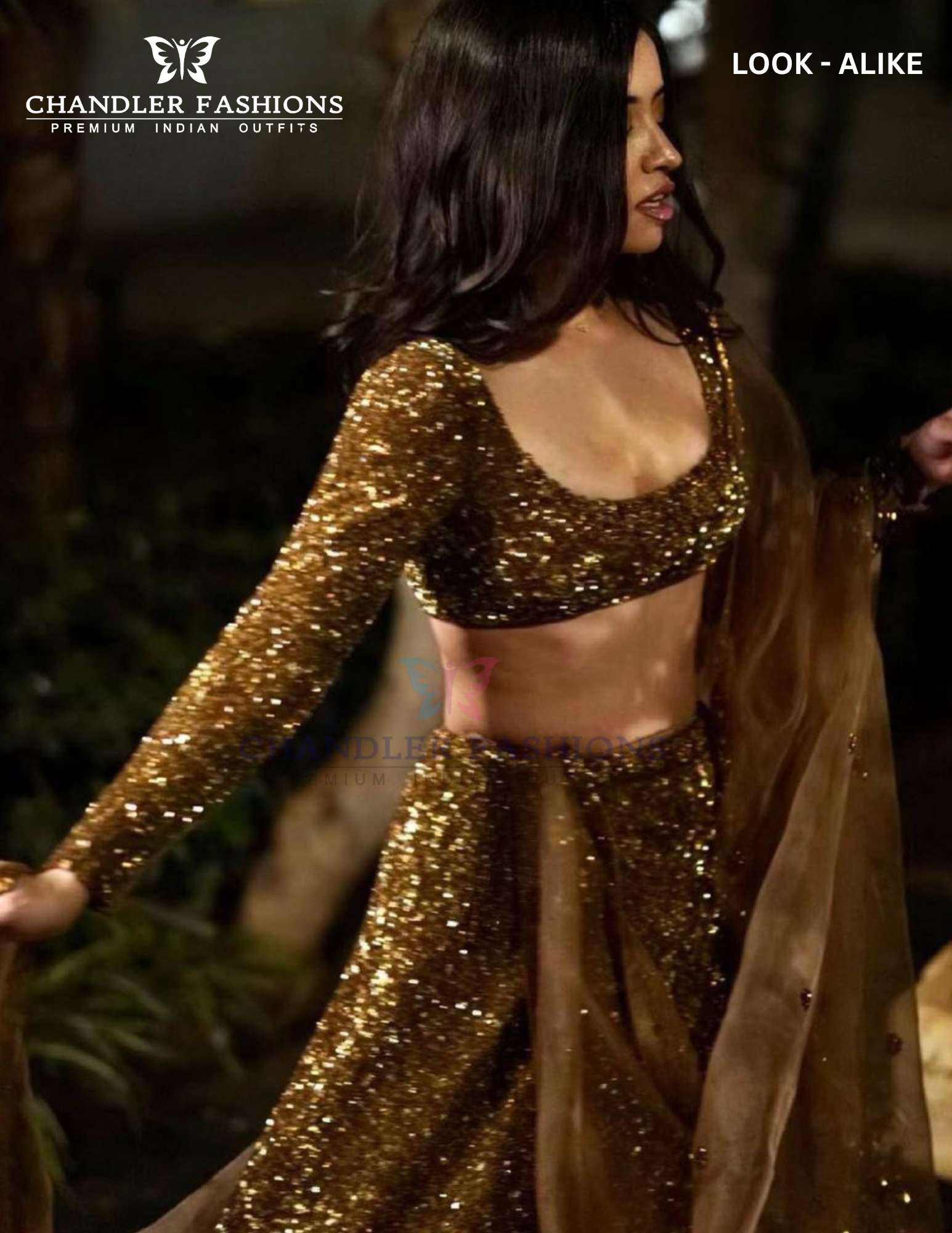 Sequins Work Lehenga For Women In USA